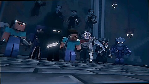 minecraft Animetion hirobeine vs steve god level fight bettle #minecraft #animetion #popular #trend