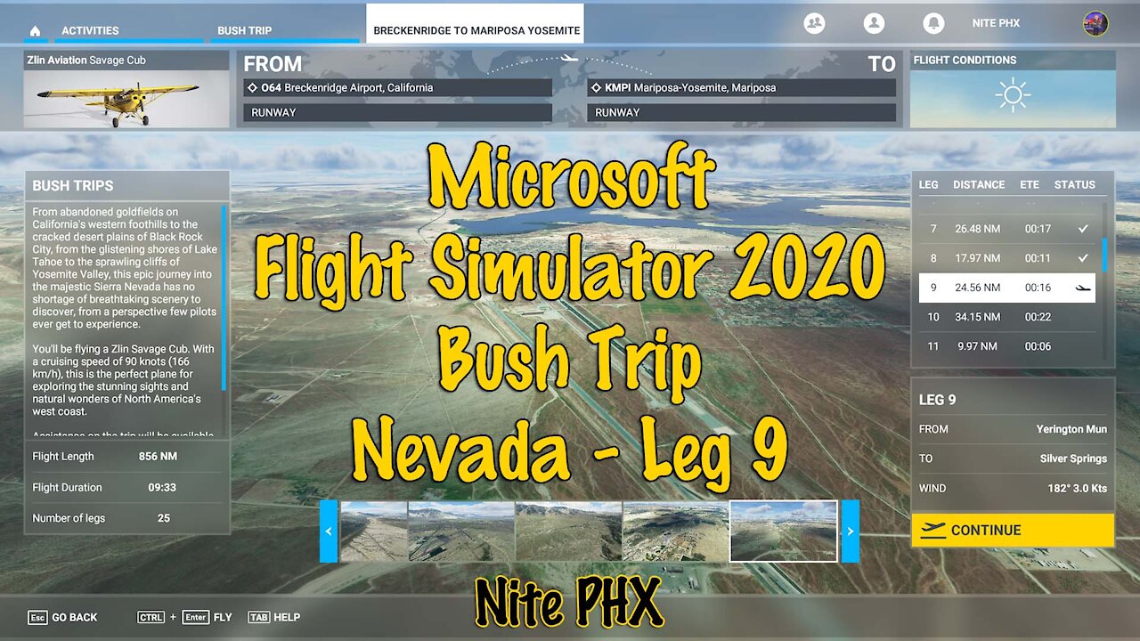 MSFS2020 Multiplayer Bush Trip Nevada Leg 9