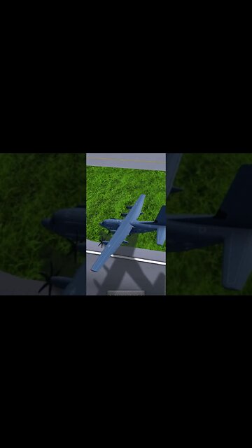 MC-130 running out fuel Mid Flight | Turboprop Flight Simulator #shorts