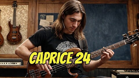 PAGANINI'S Iconic Caprice 24 on BASS GUITAR!