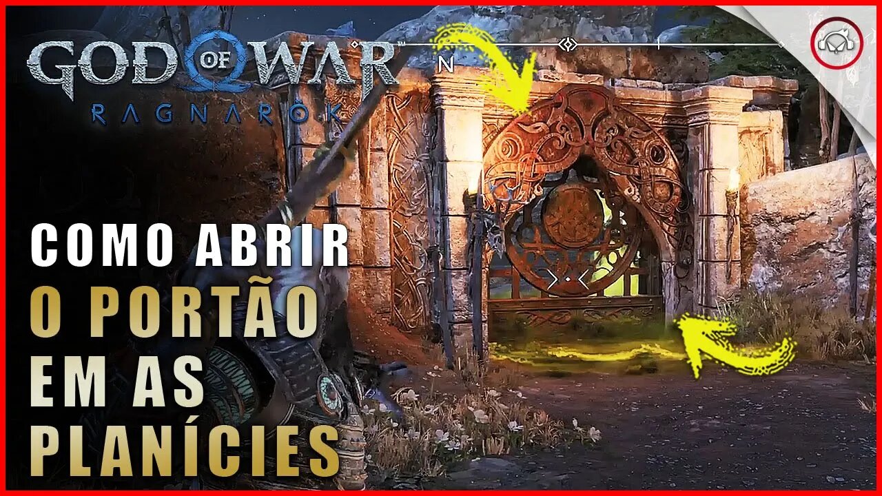 God of war Ragnarok, Como abrir o portão em as Planícies | Super dica