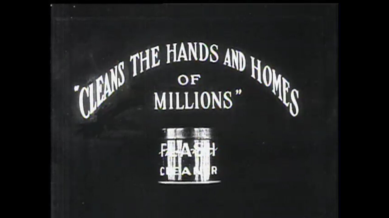 Film Advertisement For Onward Flour (1900's Original Black & White Film)