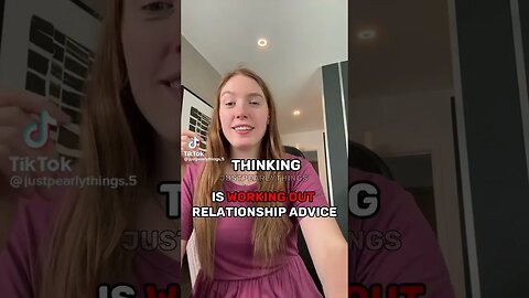 Is Working Out Relationship Advice??