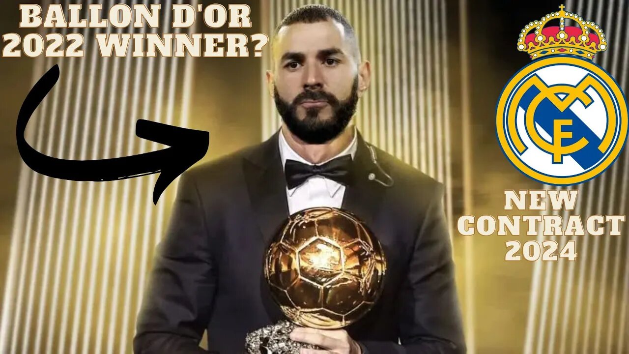 Karim Benzema Ballon d'or 2022 Winner & New Contract With Real Madrid #realmadrid #karimbenzema