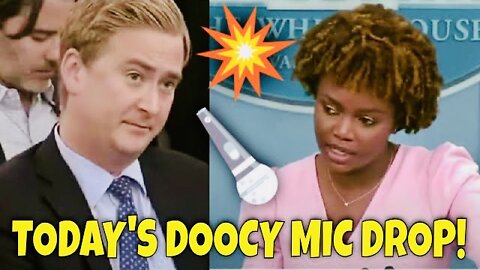 DOOCY MIC DROP🤜🎤on Karine Jean-Pierre: Makes her a MESS at the Podium!