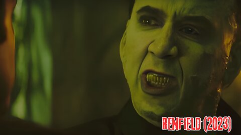 Dracula was getting better by drinking their blood and eating meat || Renfield (2023)