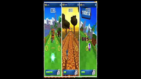 Baby Sonic VS Movie Sonic VS Shadow I Sonic Dash #shorts #short #shortvideo