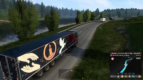 (euro truck simulator 2) driving home for christmas