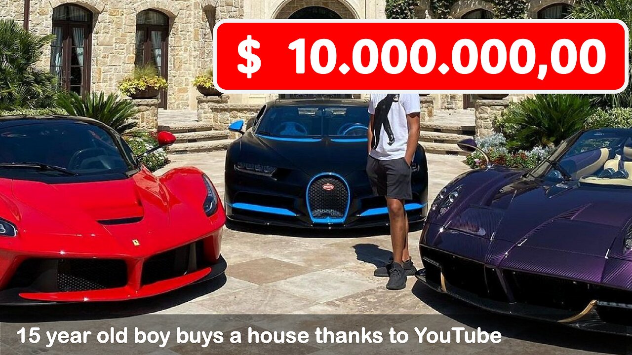 15 years old boy buys an house thanks YouTube