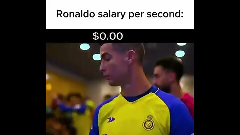 Ronaldo salary per second #ishowspeed #speed #football #laliga