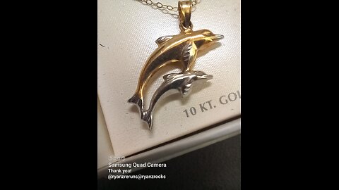 10kGF @ryanzreruns #ebay jewelry #necklace #10k #dolphins