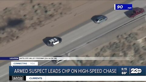 High-speed chase starts in Kern County