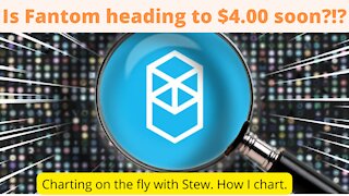 Fantom FTMUSD Charting on the fly. Learn with me. Target $4.00!