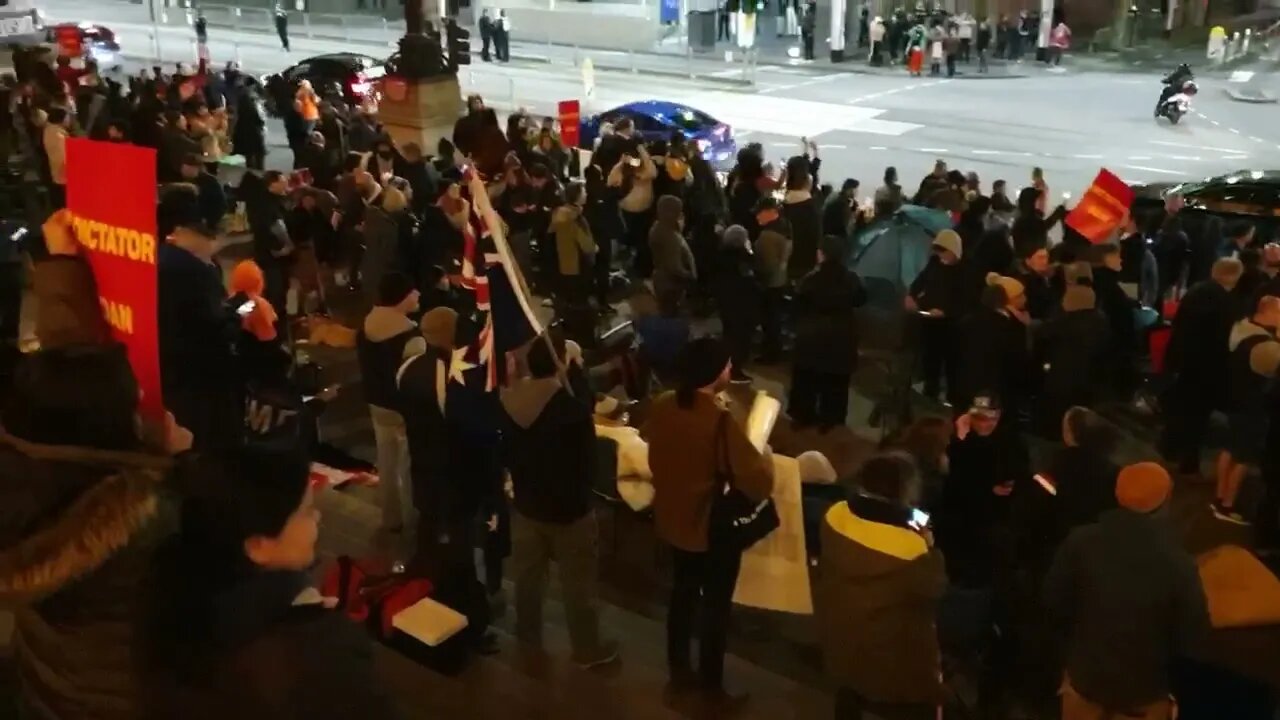 AUSTRALIA - Melbourne Protest Against Mandates Never Stopped