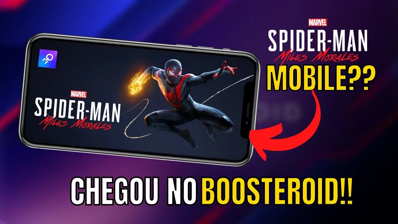 SPIDER-MAN MILES MORALES MOBILE?? CHEGOU no ANDROID, IOS e PC FRACO com BOOSTEROID CLOUD GAMING