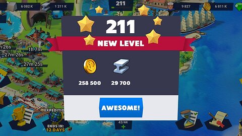 Seaport Level 210 gameplay