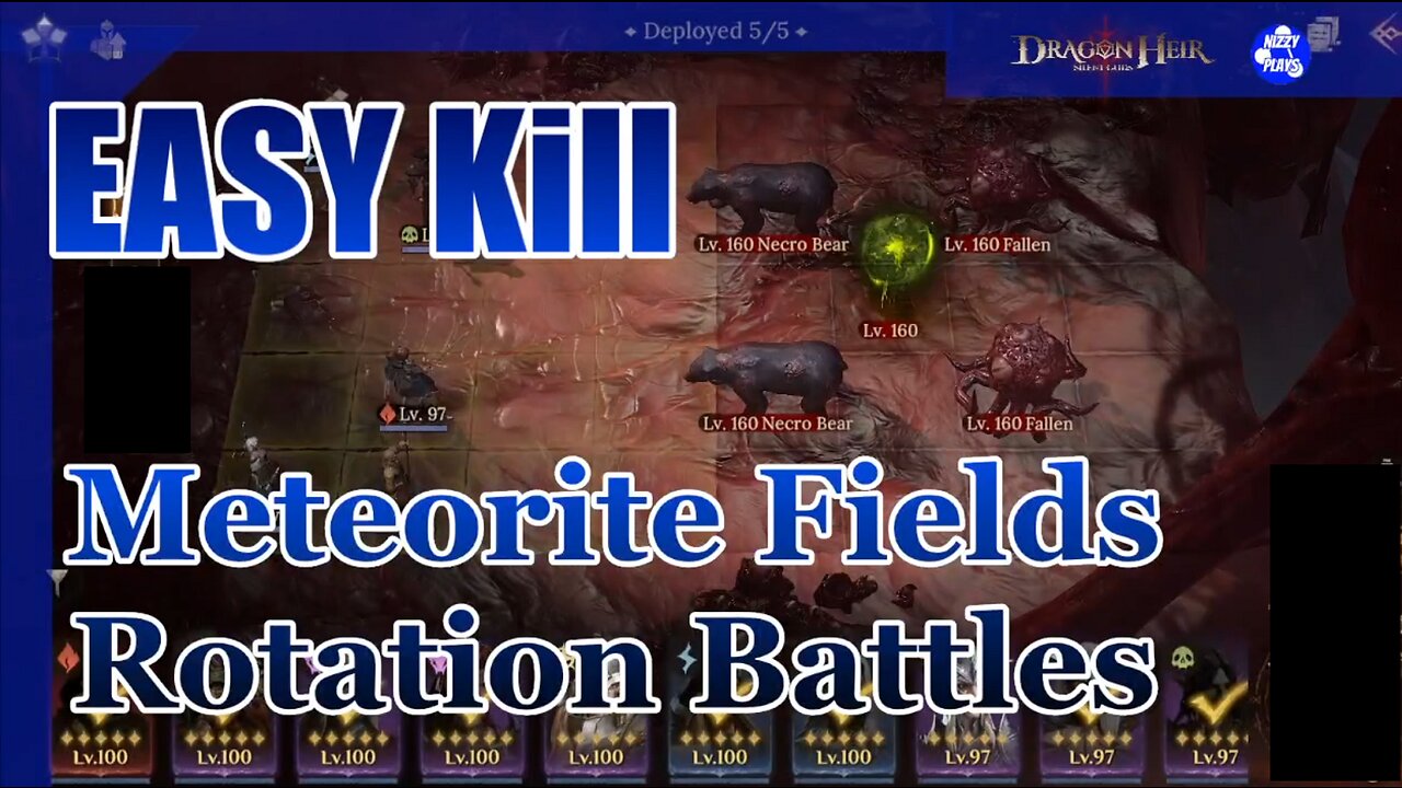 ⭐⭐ EASY Kill Meteorite Rotation Battles F2P! ⭐⭐ Dragonheir: Silent Gods