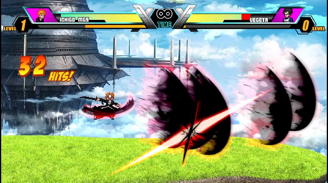 Jump Force Mugen (Ichigo MG9 vs Vegeta)