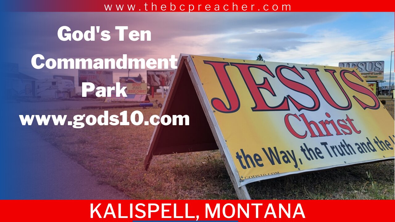 Gods Ten Commandment Park in Kalispell, MT #video #travel #world #montana #glacier #jesus #rumble