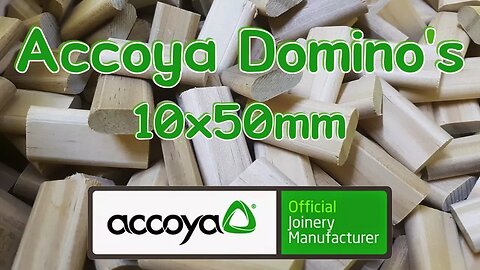 Making Festool Domino's 10x50mm from Accoya wood