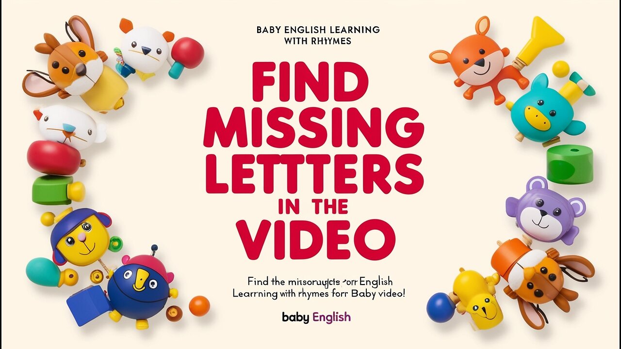 Find the Missing Letters | Learn ABC threw the rhymes