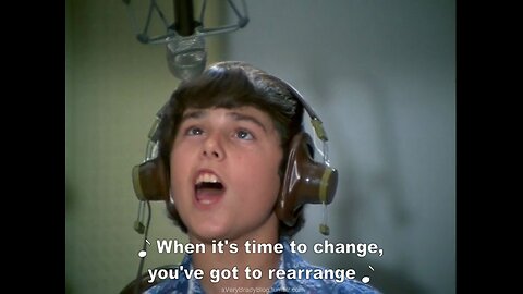 When it's time to change, you've got to rearrange...