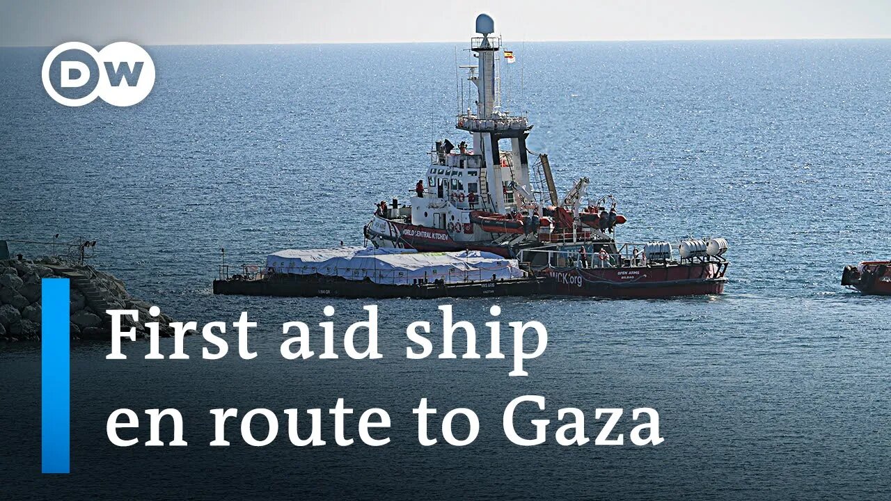 Open Arms sets sail from Cyprus, headed to Gaza with two hundred tons of aid