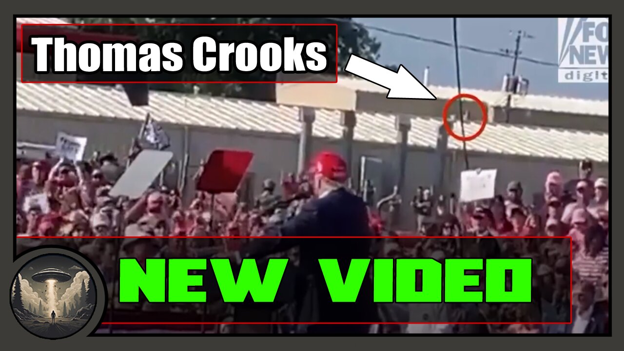 New footage Thomas Crooks moving across the roof before shooting Donald Trump