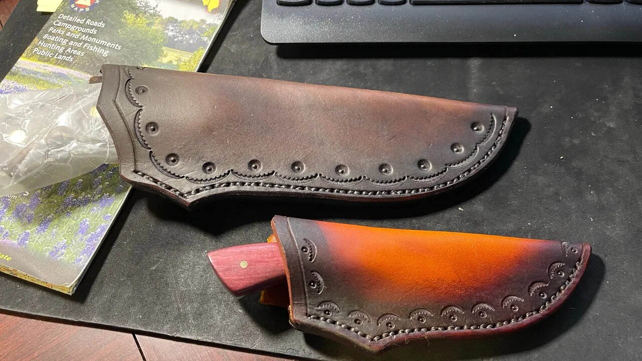 Made a sheath for the mini skinner