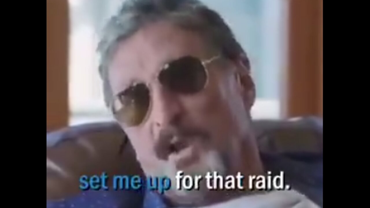 Video surfaces of John McAfee