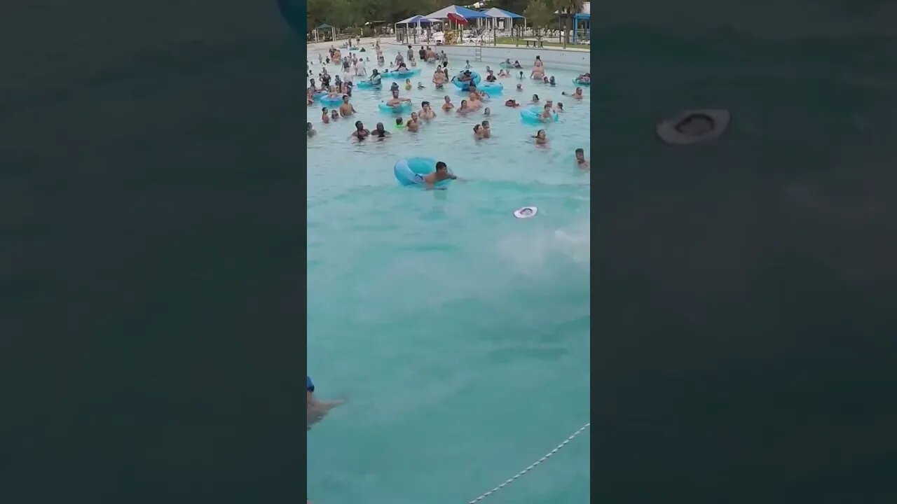 Would you have seen it? #lifeguard #swimming #wavepool