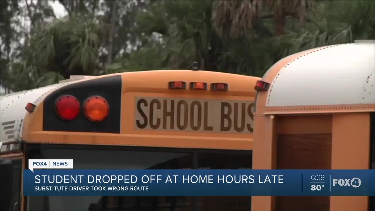 School bus dropped off student hours after dismissal