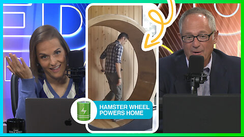 ⚡Hamster Wheel Powers Entire Home Off Grid