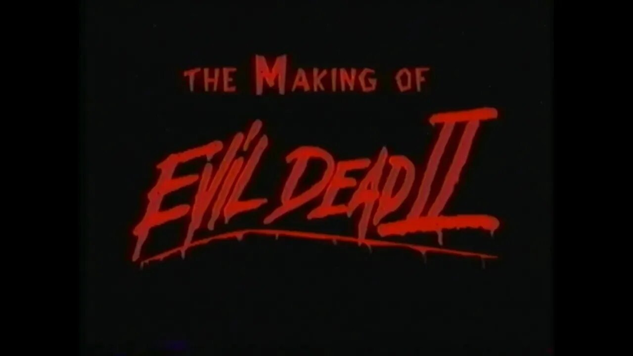 EVIL DEAD II (1987) Featurette [#VHSRIP #evildead2 #evildead2VHS]