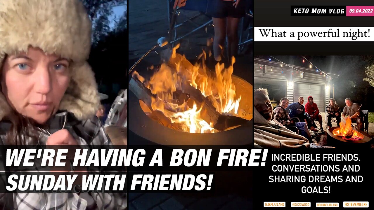 Enjoying A Bon Fire! Spending A Beautiful Sunday! | KETO Mom Vlog