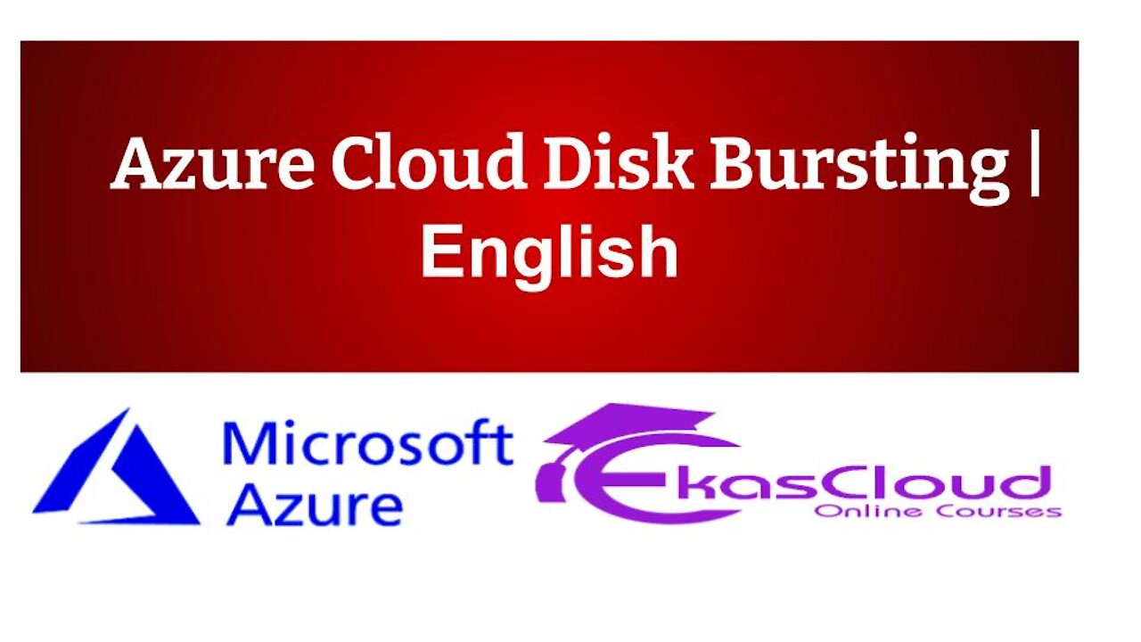 #Azure Cloud Disk Bursting _ Ekascloud _ English
