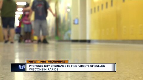 Wisconsin city mulling resolution to fine parents of students who bully