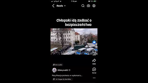 Armed Police 🇵🇱 marching to farmers protest 🚜🇵🇱🇵🇱