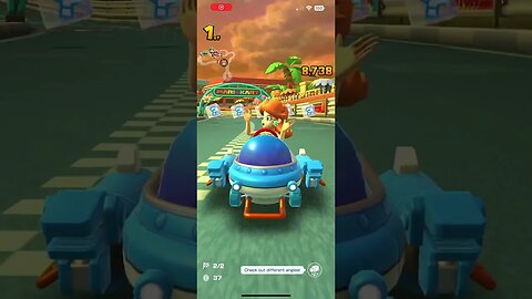 Mario Kart Tour - Blue Sub Scooter Gameplay (Sunshine Tour Purchasable Kart)