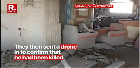 Hamas Chief Yahya Sinwar's Final Moments caught on Camera
