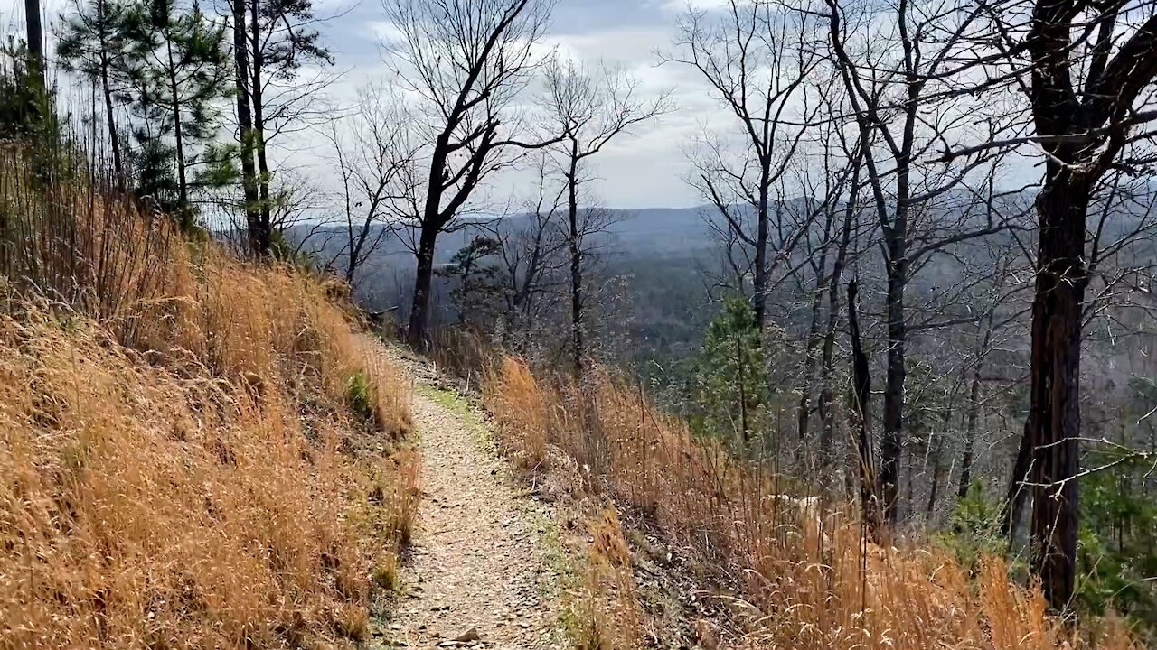 Hiking tour of Morrow Mountain State Park, NC