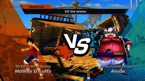 One Piece Luffy vs Alvida