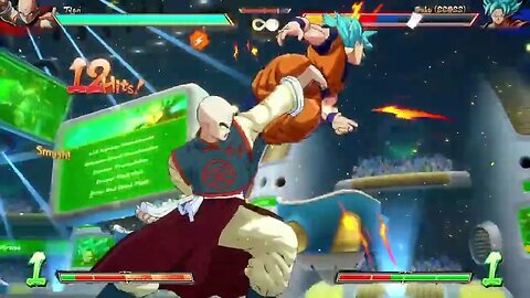 Dragon Ball FighterZ - Tien vs. Goku (SSGSS)