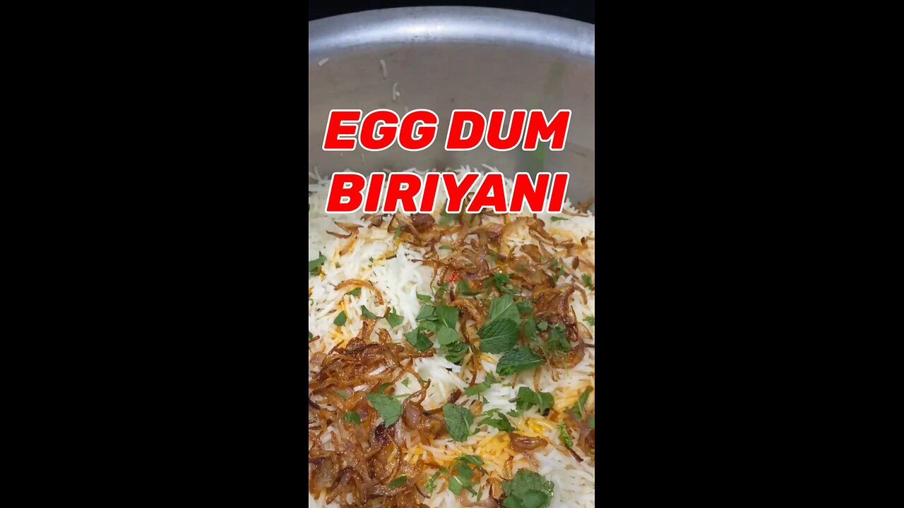 Viral Anda Dum Biryani of Indian ASMR World | ASMR Cooking | #asmrcooking #food #cooking #asmr #eggs