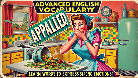 Vocabulary and Pronunciation "APPALLED" Advanced English