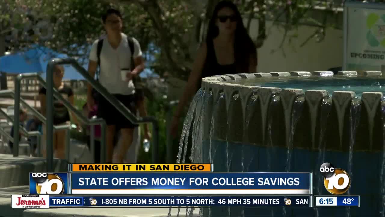 State offers money to boost college savings program