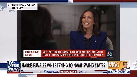 VP Harris fumbles answer, can’t remember crucial swing state (October 23, 2024)