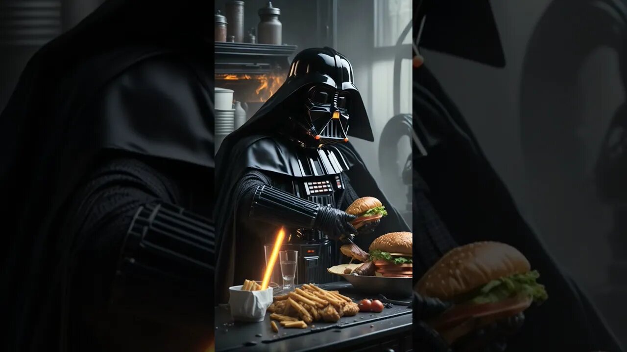 Darth Vader Working At McDonald's #funny #shorts