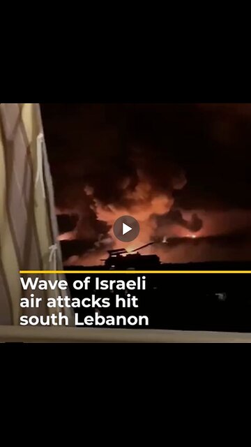 ISRAEL INTENSIFIES AIRSTRIKES ON LEBANON...