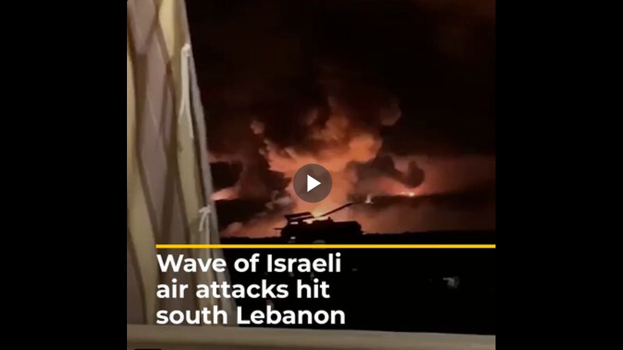 ISRAEL INTENSIFIES AIRSTRIKES ON LEBANON...
